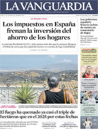 Portada La Vanguardia 2026-07-13