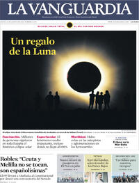 Portada La Vanguardia 2026-08-13