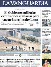 Portada La Vanguardia 2026-08-14