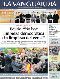 Portada La Vanguardia 2026-10-14