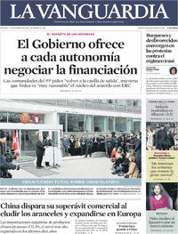 Portada La Vanguardia 2026-01-15