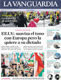 Portada La Vanguardia 2026-02-15