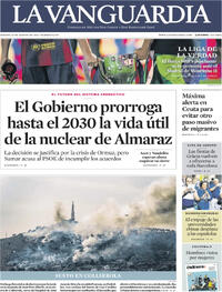 Portada La Vanguardia 2026-08-15
