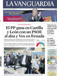 Portada La Vanguardia 2026-03-16