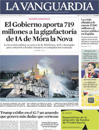 Portada La Vanguardia 2026-06-16