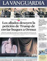 Portada La Vanguardia 2026-03-17
