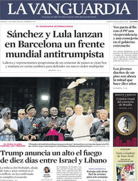 Portada La Vanguardia 2026-04-17