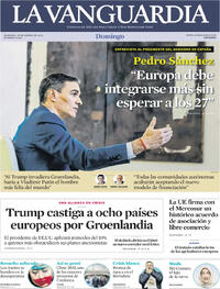 Portada La Vanguardia 2026-01-18