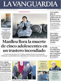 Portada La Vanguardia 2026-02-18