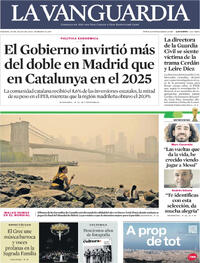 Portada La Vanguardia 2026-07-18