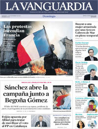 Portada La Vanguardia 2026-10-18