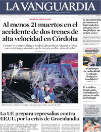 Portada La Vanguardia 2026-01-19
