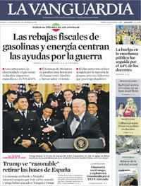 Portada La Vanguardia 2026-03-21