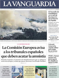 Portada La Vanguardia 2026-07-23