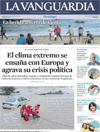 Portada La Vanguardia 2026-08-23