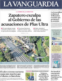 Portada La Vanguardia 2026-07-24