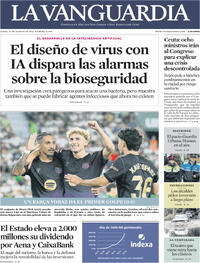 Portada La Vanguardia 2026-08-24
