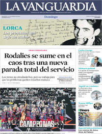 Portada La Vanguardia 2026-01-25