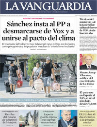 Portada La Vanguardia 2026-07-29