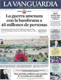 Portada La Vanguardia 2026-03-30