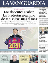 Portada La Vanguardia 2026-05-30