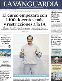 Portada La Vanguardia 2026-08-31