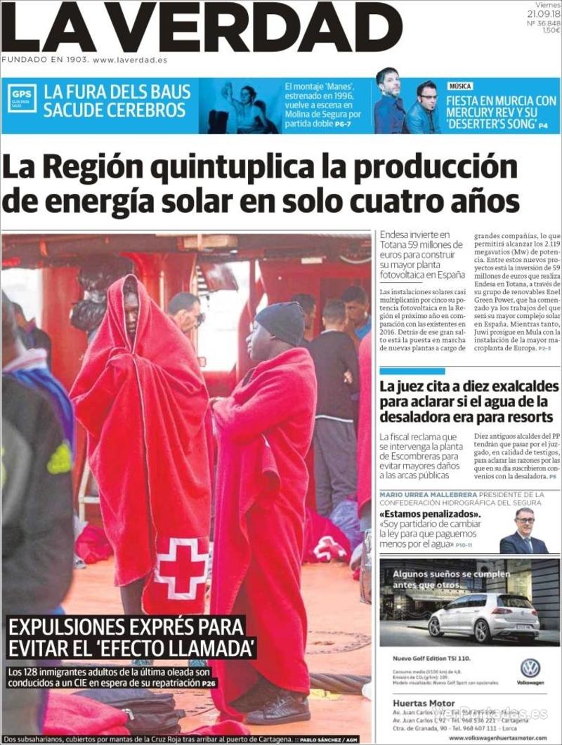 Portada Última Hora 2018-09-21