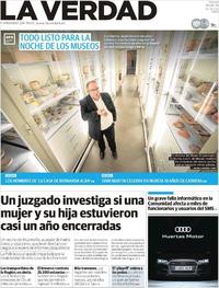 Portada La Verdad 2018-05-18