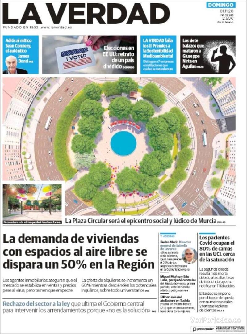 Portada Última Hora 2020-11-01