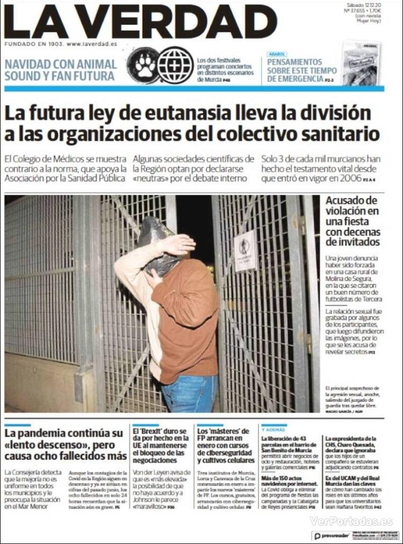 Portada Última Hora 2020-12-12