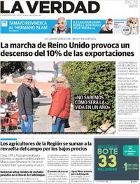 Portada La Verdad 2020-02-01