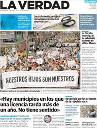 Portada La Verdad 2020-03-01