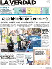 Portada La Verdad 2020-05-01