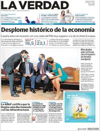 Portada La Verdad 2020-08-01