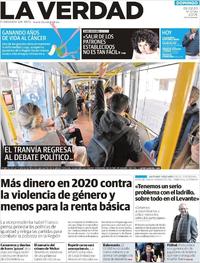 Portada La Verdad 2020-02-02