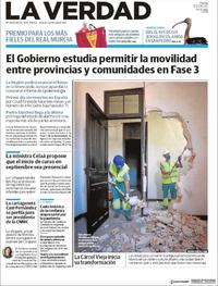 Portada La Verdad 2020-06-02