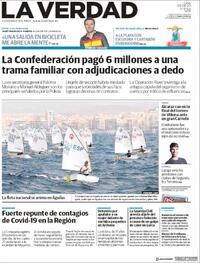 Portada La Verdad 2020-08-03