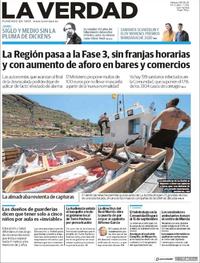 Portada La Verdad 2020-06-06