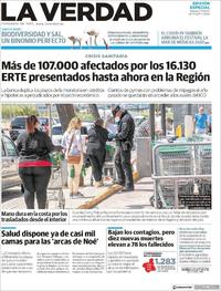 Portada La Verdad 2020-04-07