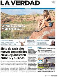 Portada La Verdad 2020-08-07