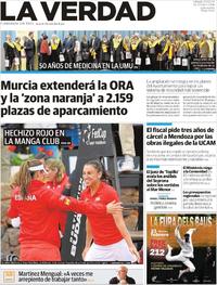 Portada La Verdad 2020-02-08