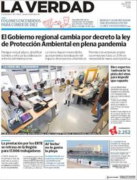 Portada La Verdad 2020-05-08