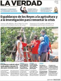 Portada La Verdad 2020-07-08