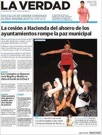 Portada La Verdad 2020-08-08
