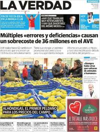 Portada La Verdad 2020-02-09