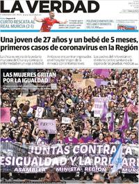 Portada La Verdad 2020-03-09