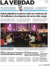 Portada La Verdad 2020-07-09
