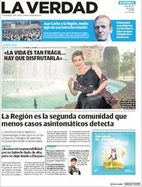 Portada La Verdad 2020-08-09