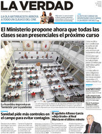 Portada La Verdad 2020-06-11