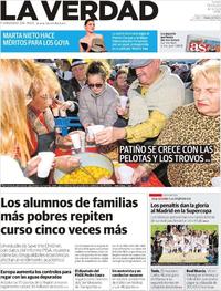 Portada La Verdad 2020-01-13